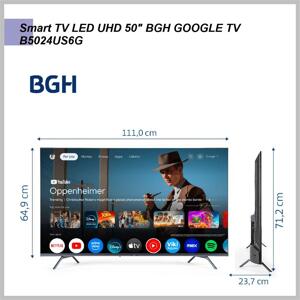 Smart Tv 50» BGH Google tv B5024US6G